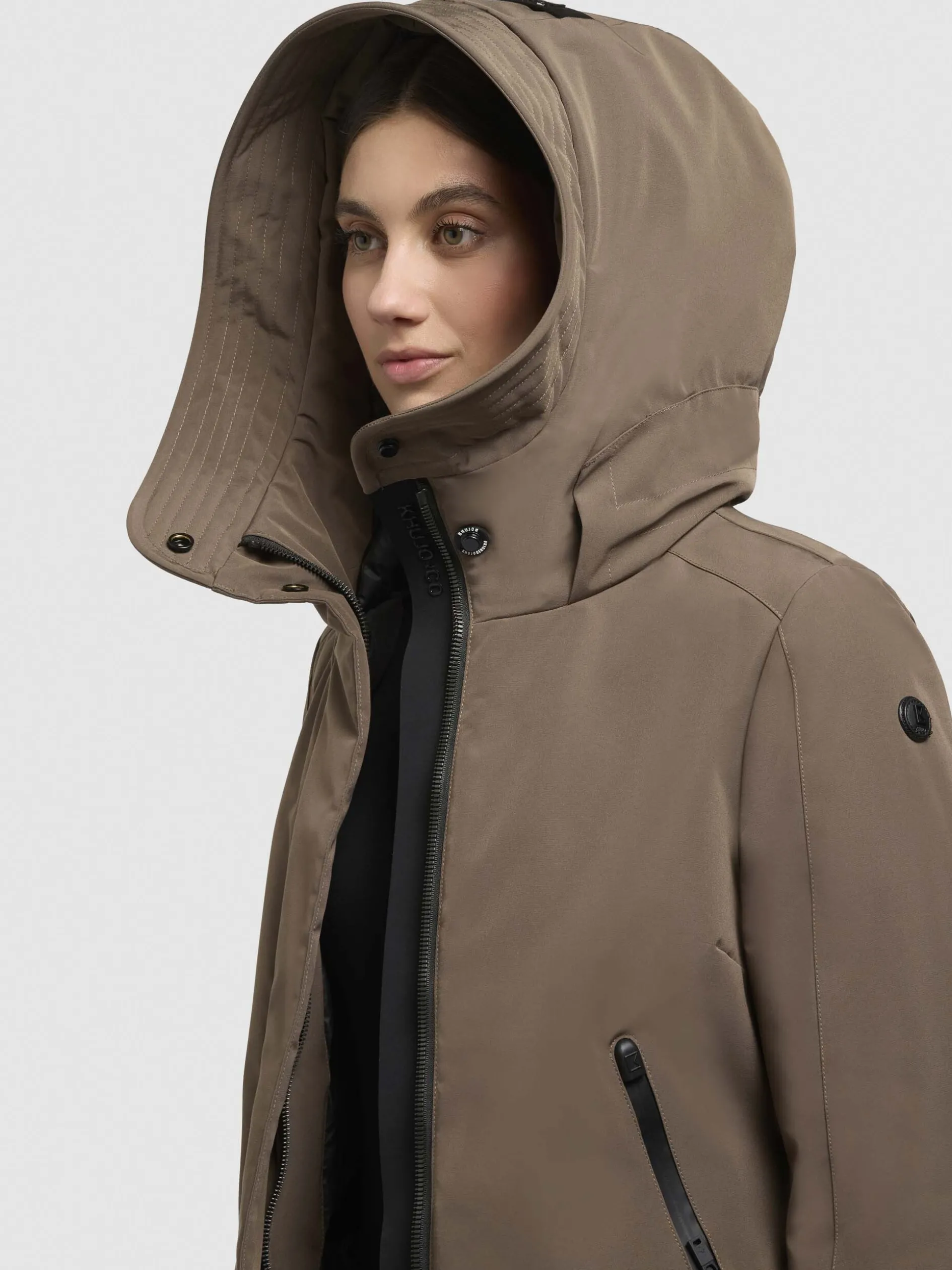 Jacke VIONA5 Taupe dunkel