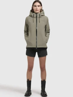 Jacke WOOM Graugrün