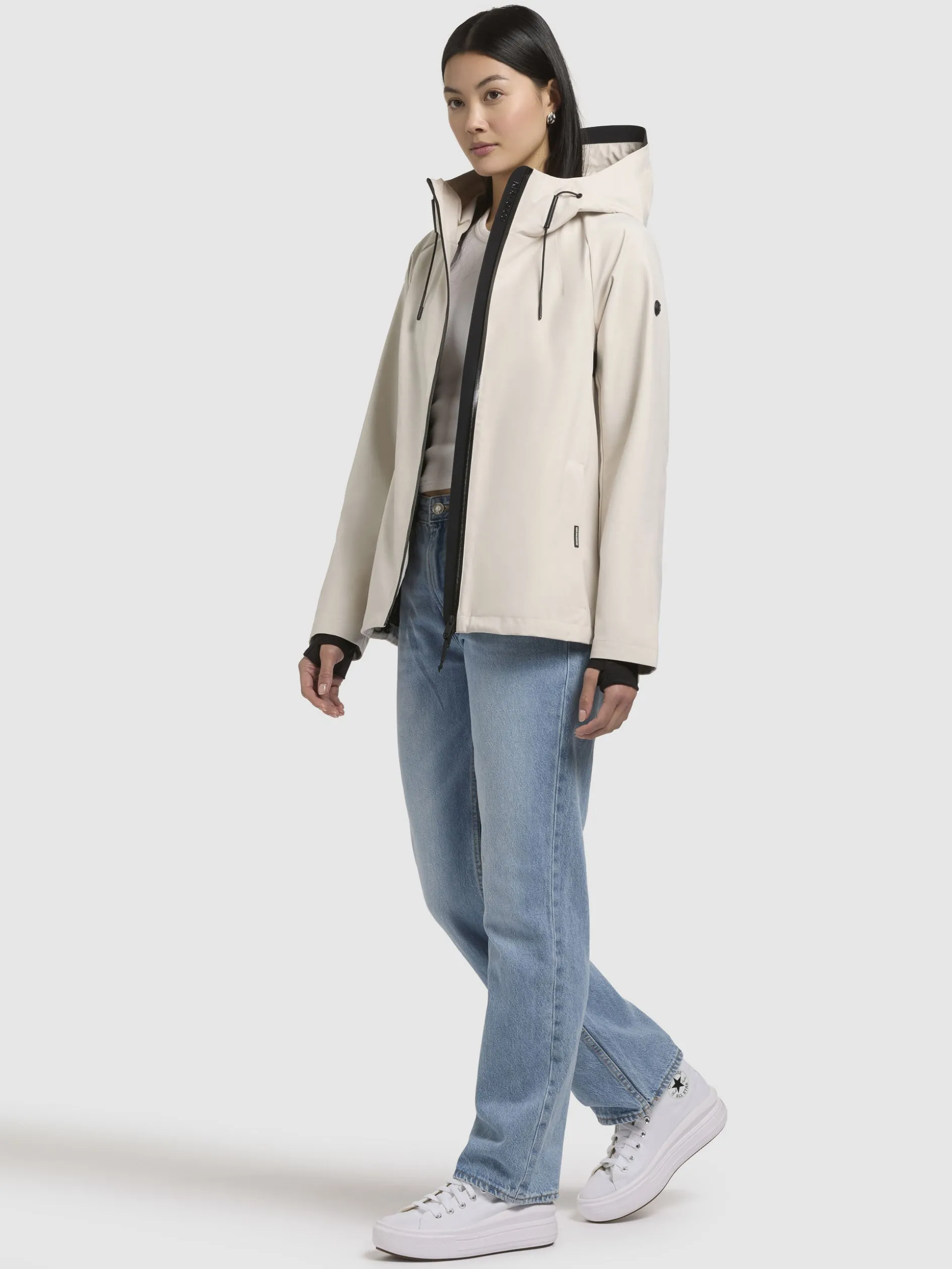 Jacke WOOM Naturweiß