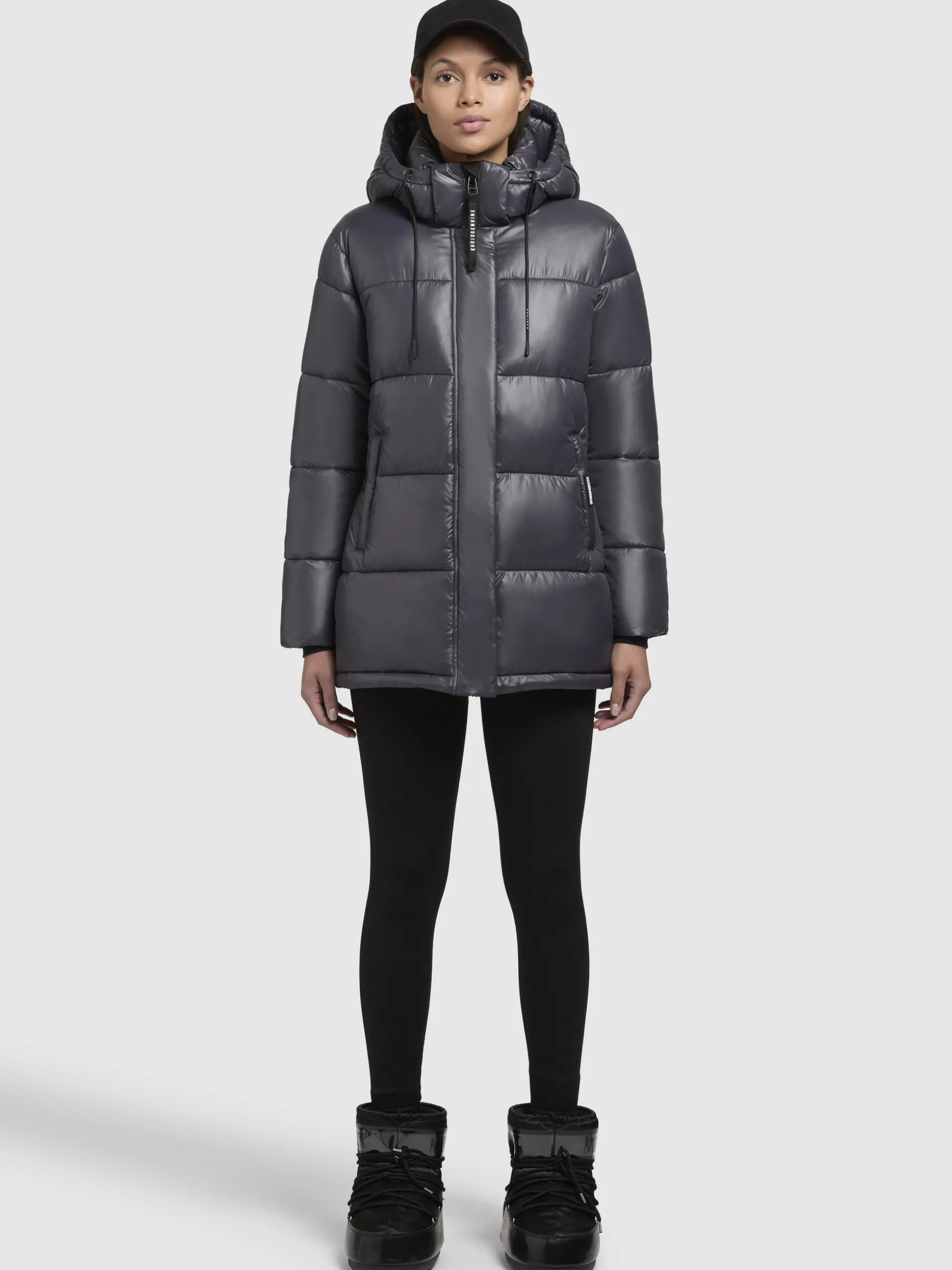 Jacke WORD3 SATIN Dunkelblau