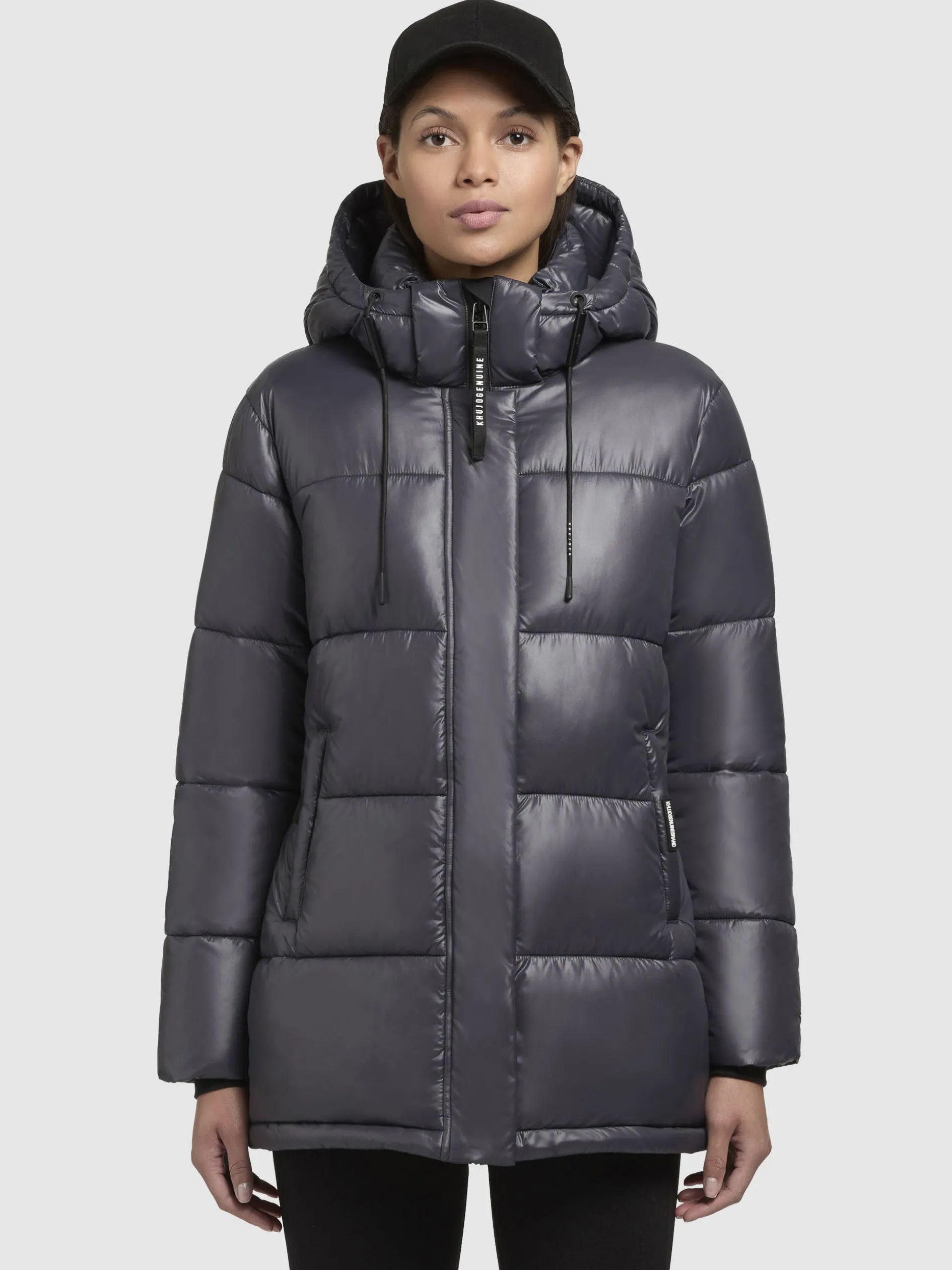 Jacke WORD3 SATIN Dunkelblau