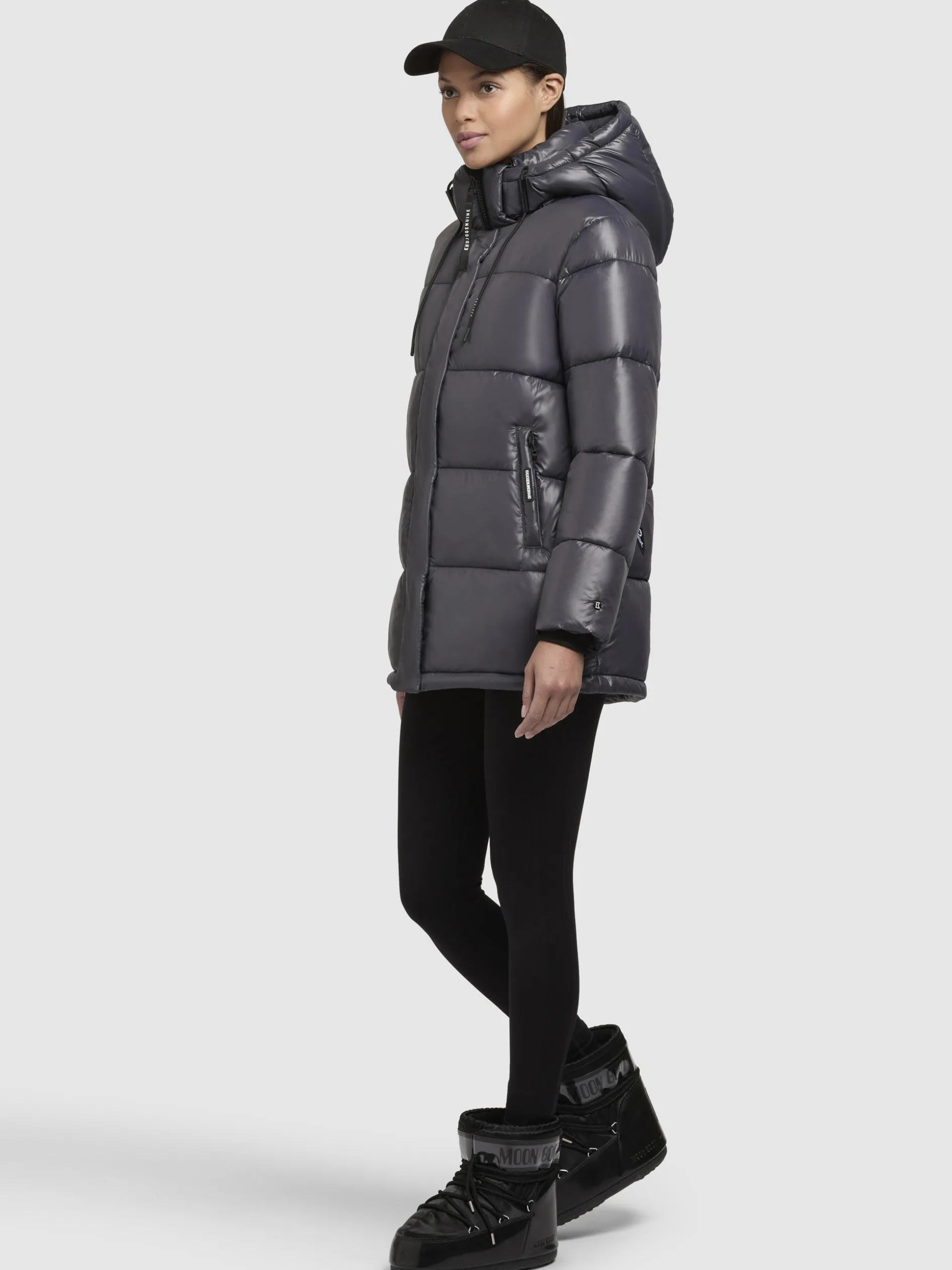 Jacke WORD3 SATIN Dunkelblau