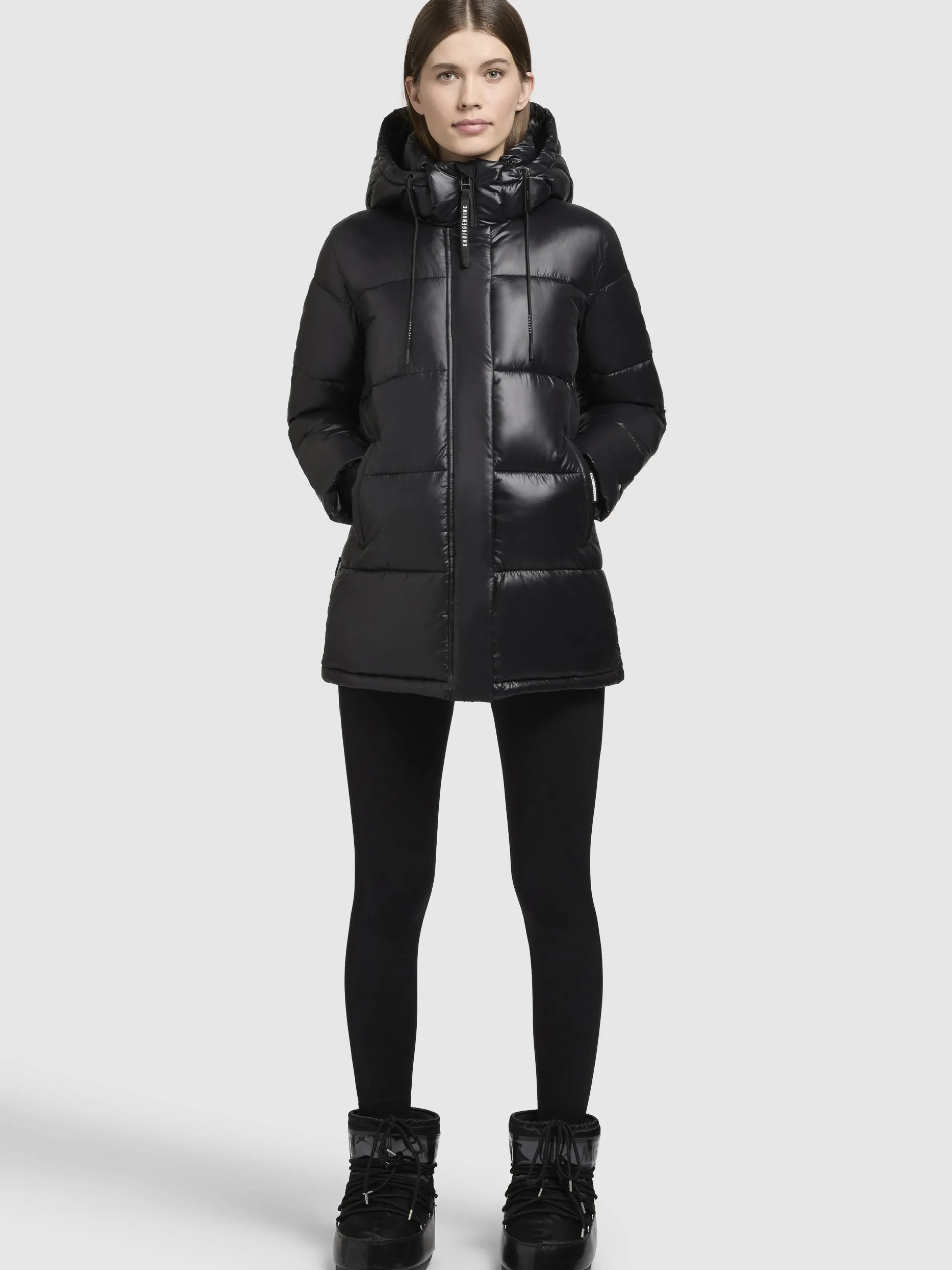 Jacke WORD3 SATIN Schwarz