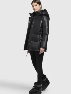 Jacke WORD3 SATIN Schwarz