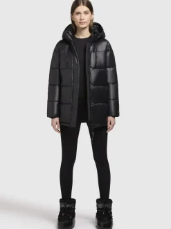 Jacke WORD3 SATIN Schwarz