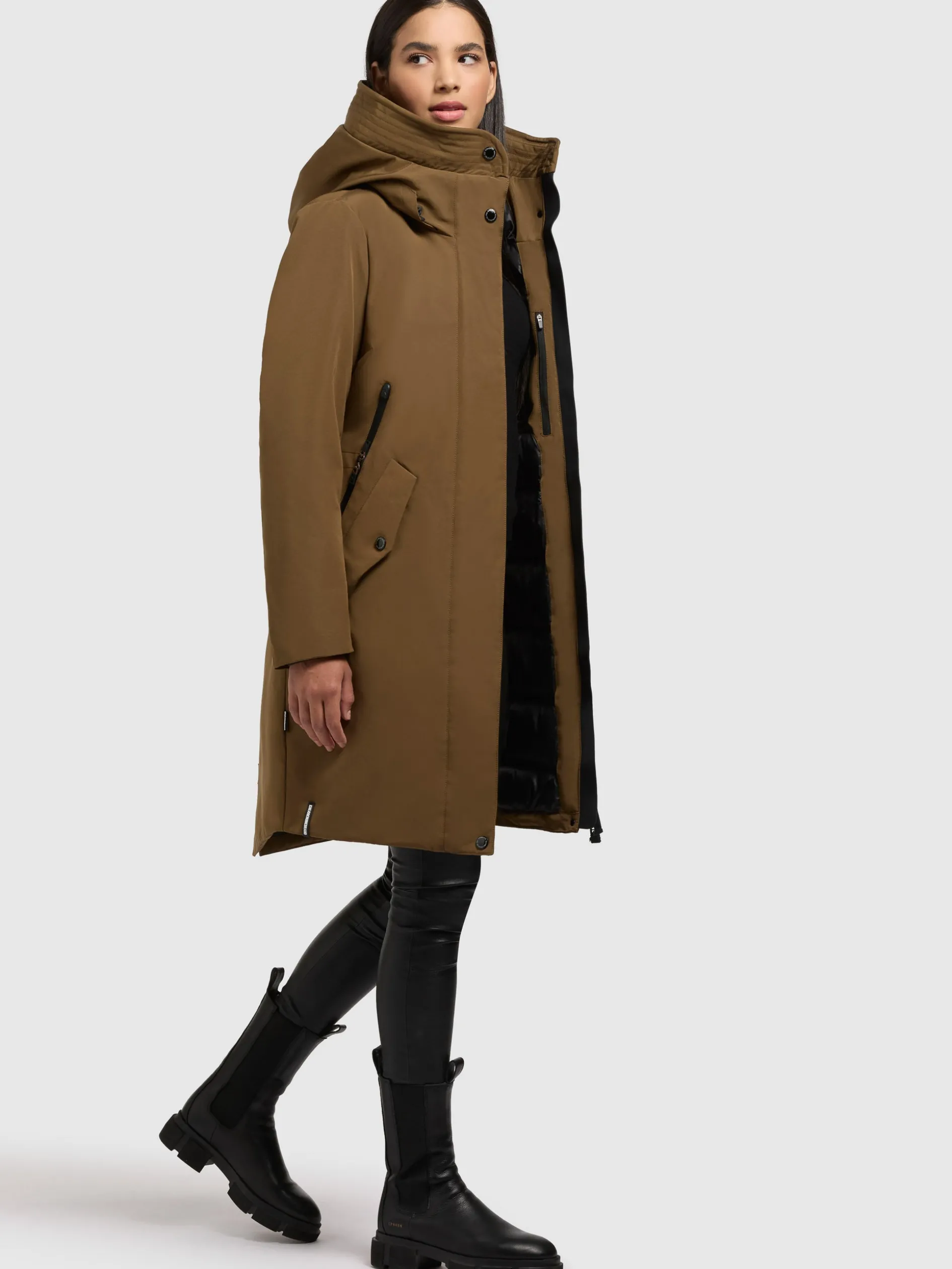 Mantel CHARLYN4 Khaki
