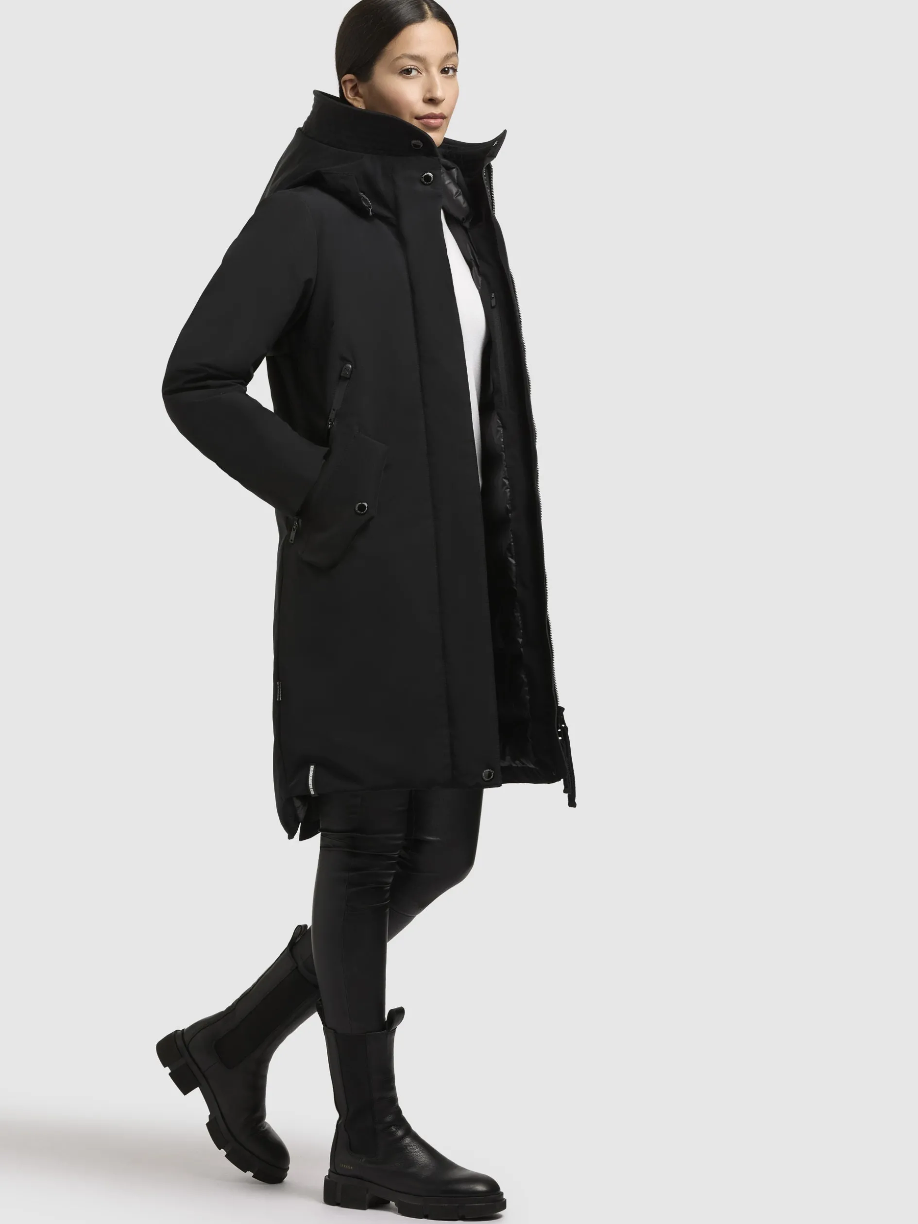 Mantel CHARLYN5 Schwarz