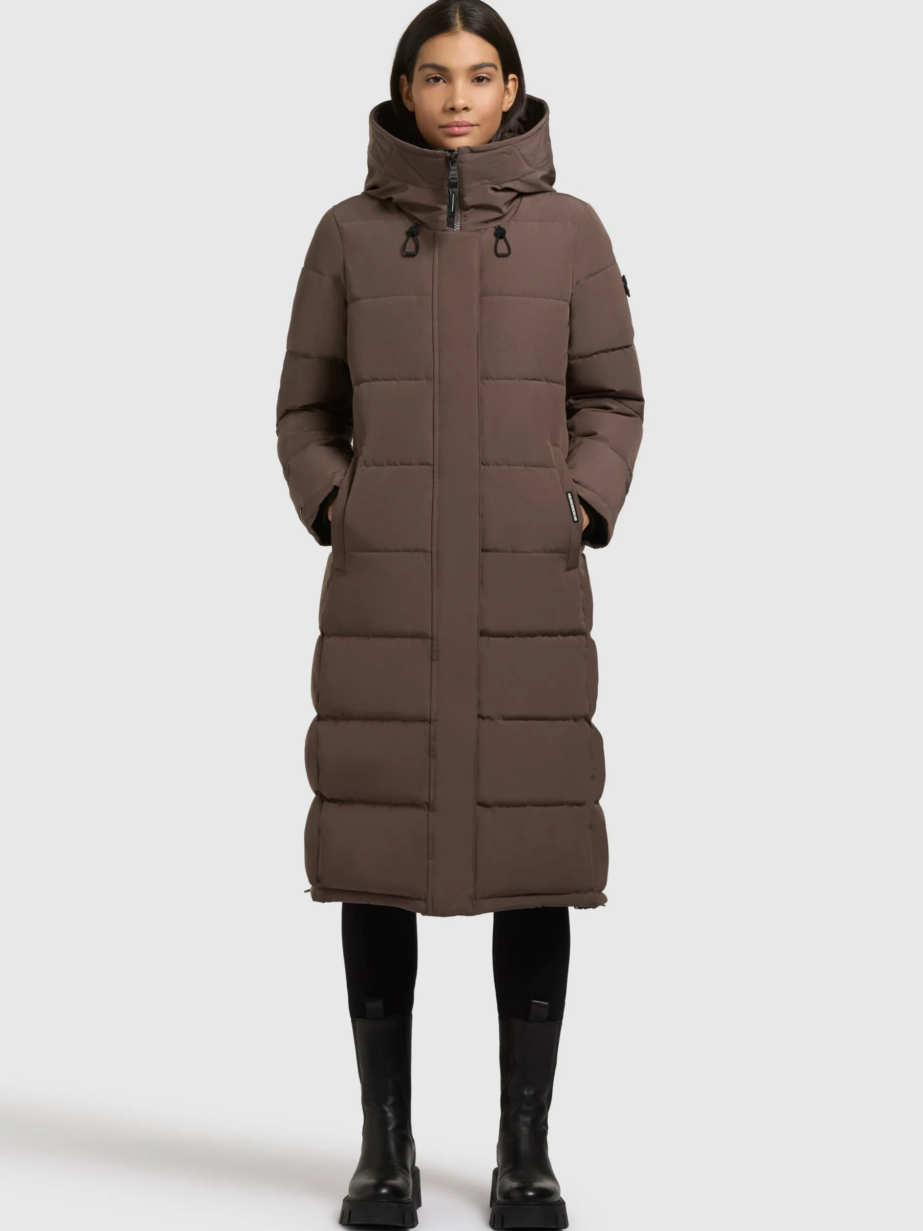 Mantel DEVION Taupe dunkel