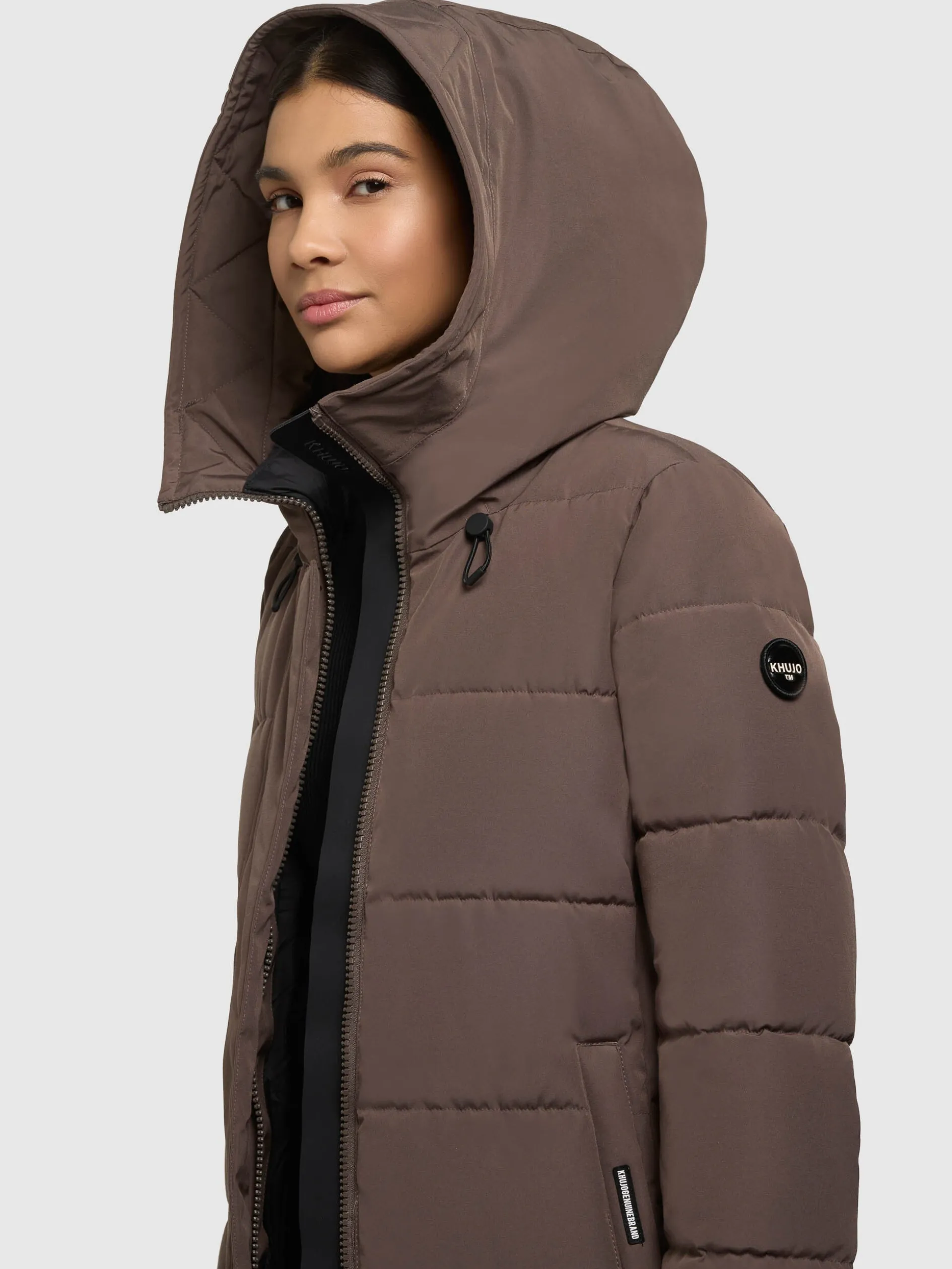 Mantel DEVION Taupe dunkel
