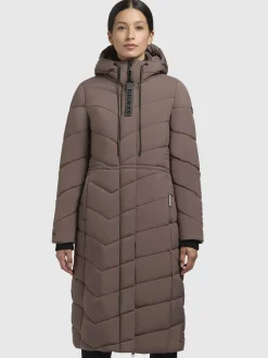 Mantel EDITA Taupe dunkel