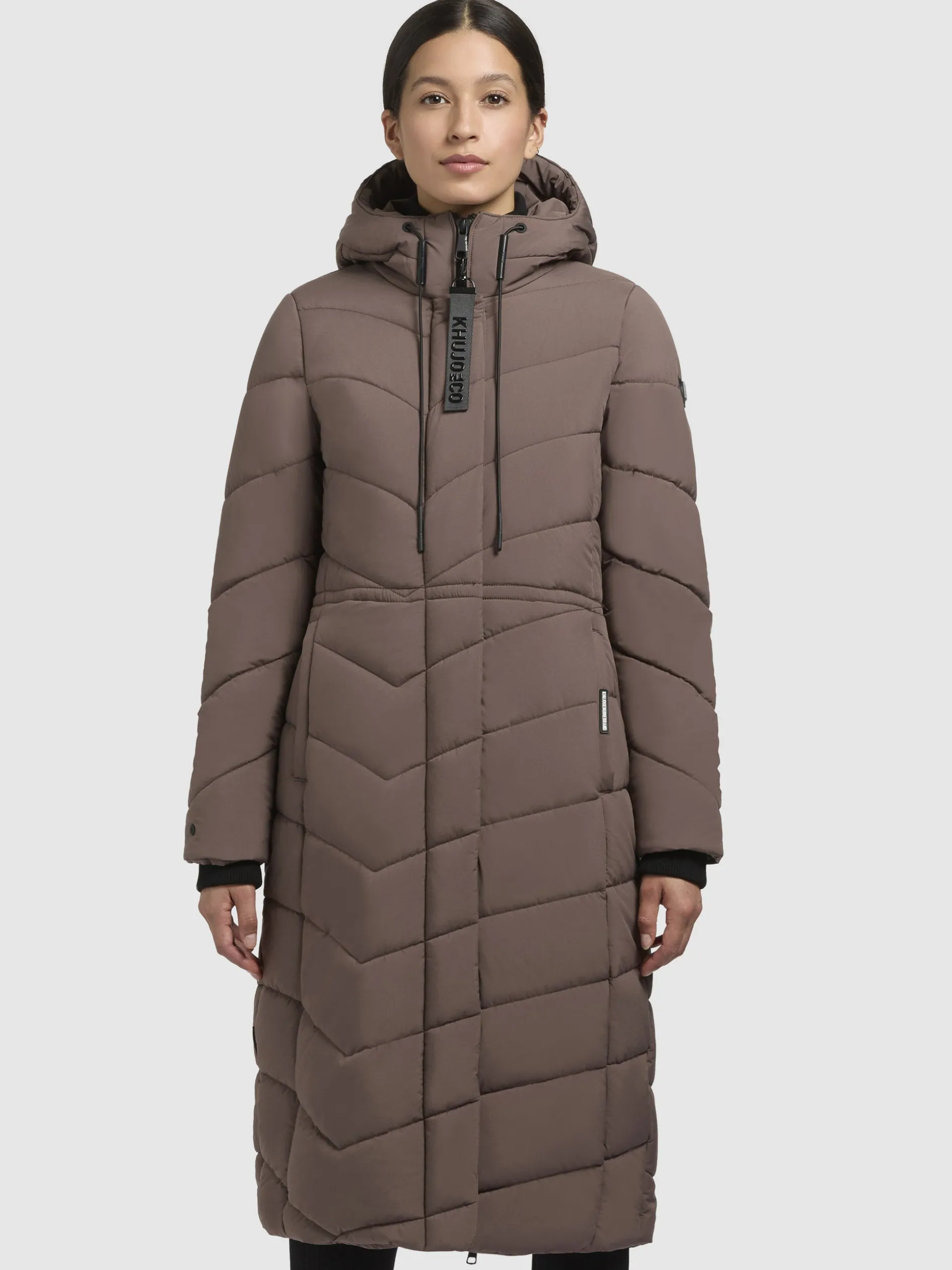 Mantel EDITA Taupe dunkel