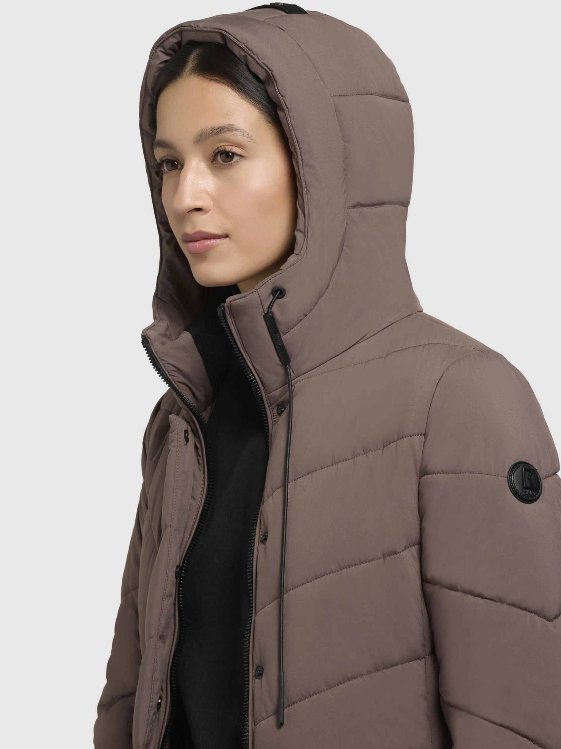 Mantel EDITA Taupe dunkel