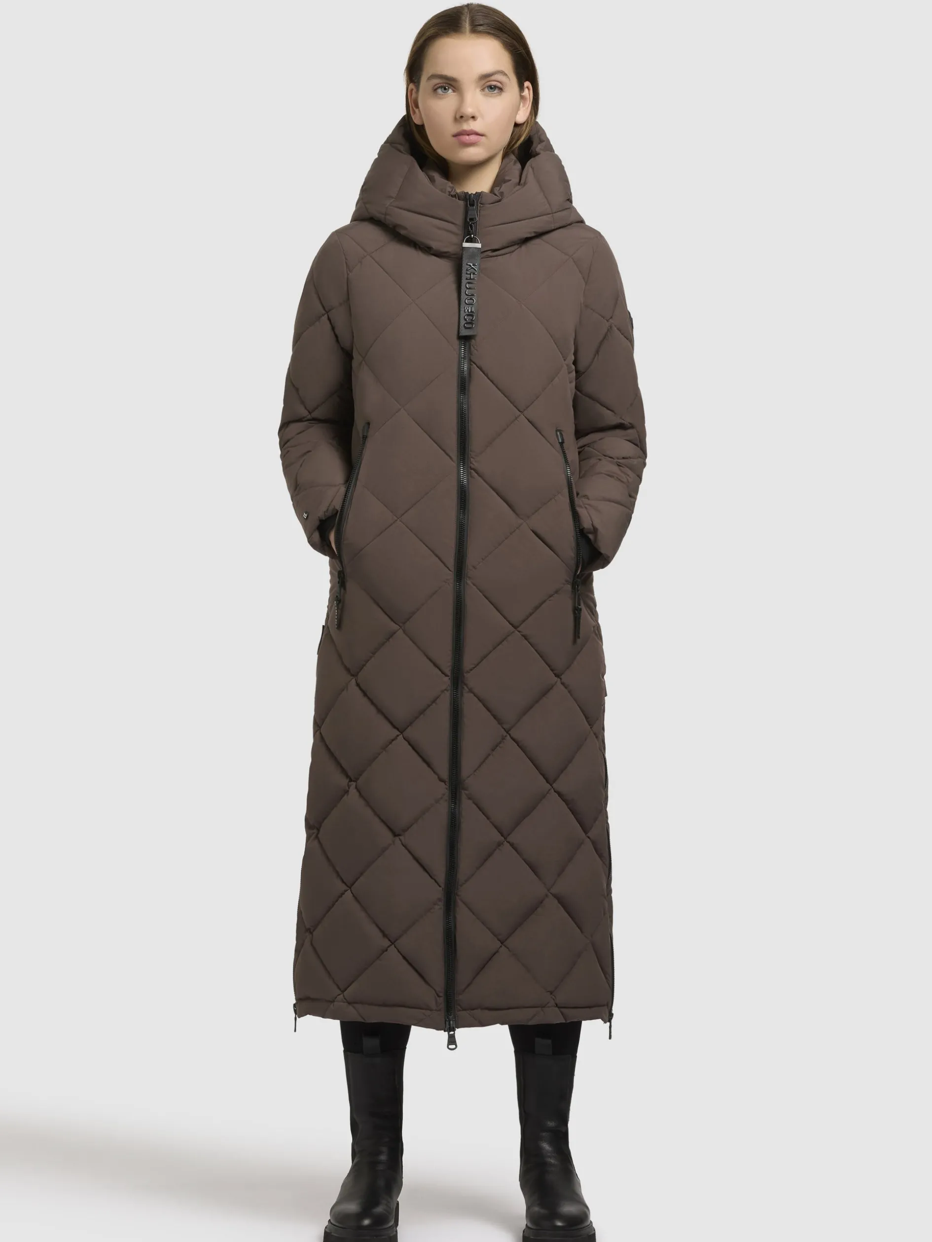 Mantel GENTI Taupe dunkel
