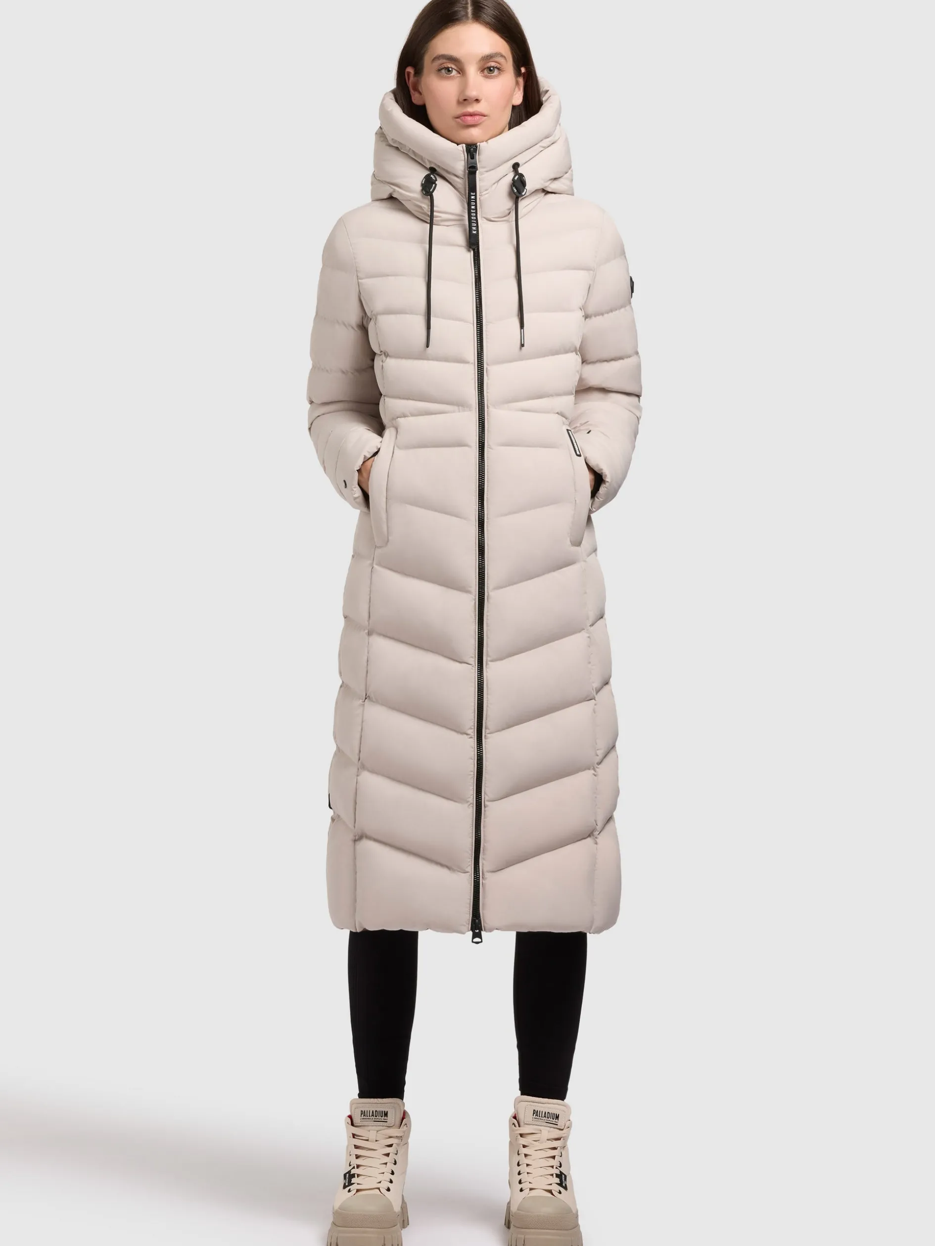 Mantel INGRAM3 MATT Hellbeige