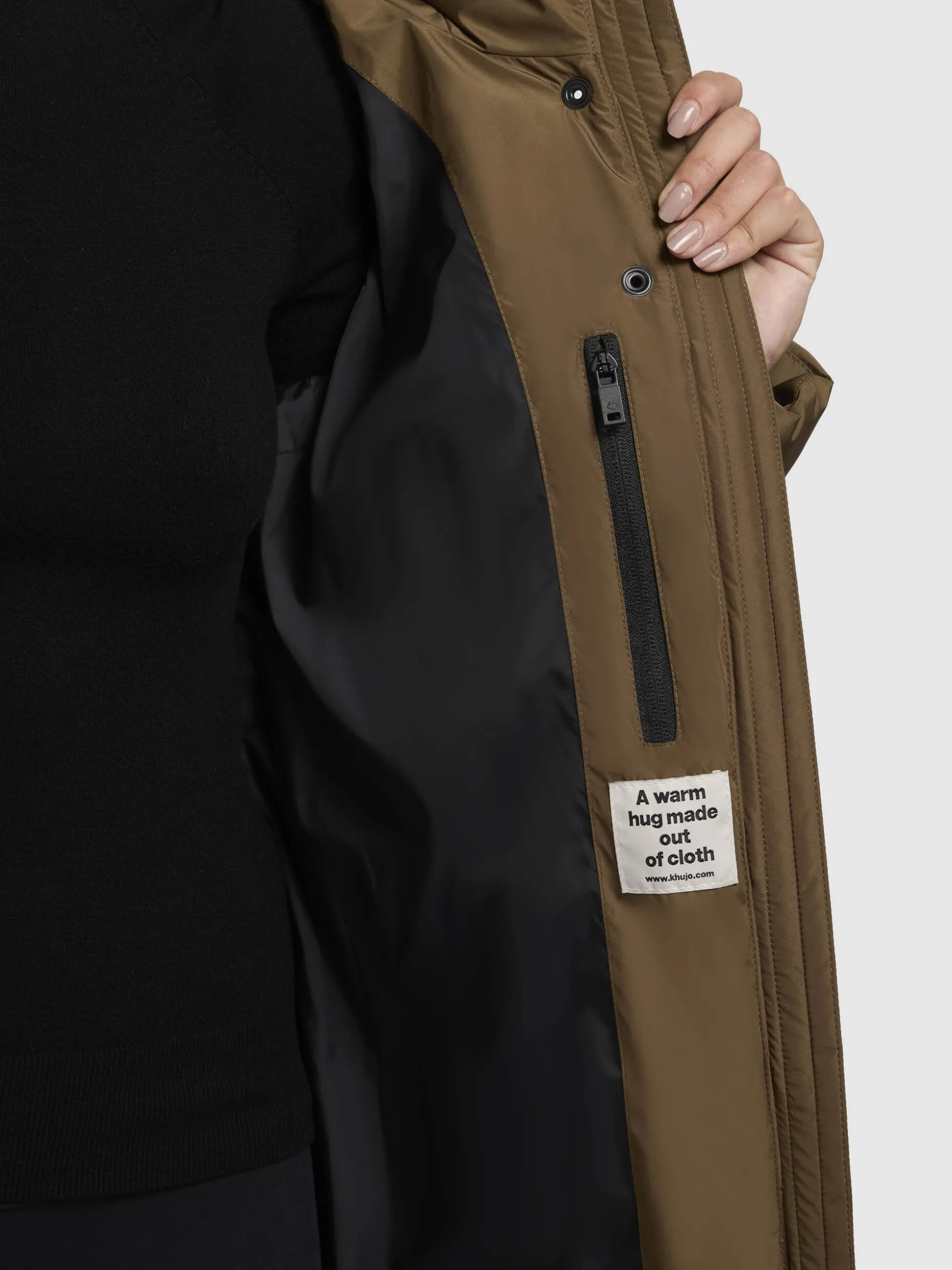 Mantel JANGE Khaki