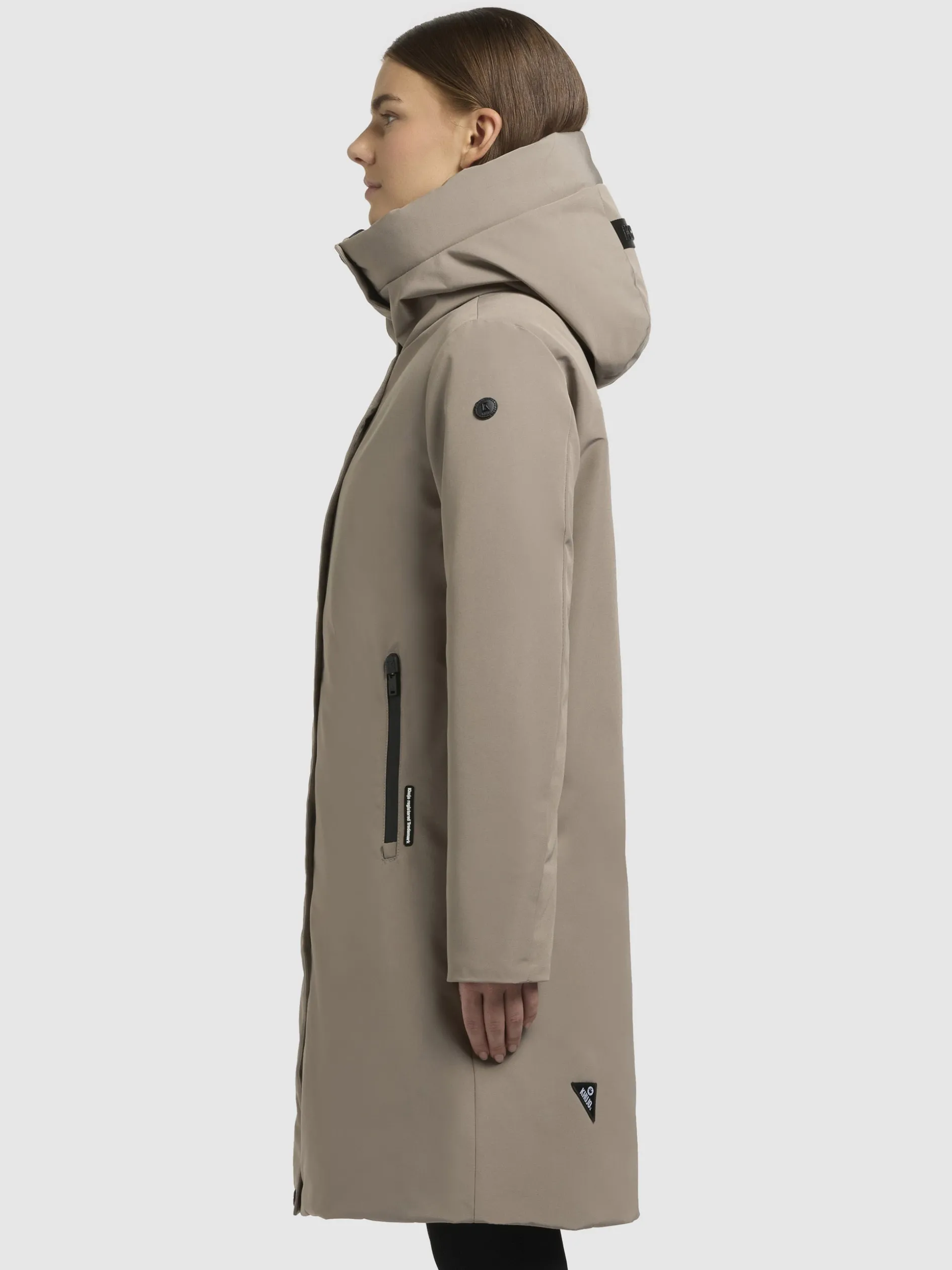 Mantel NELLEN Graubeige