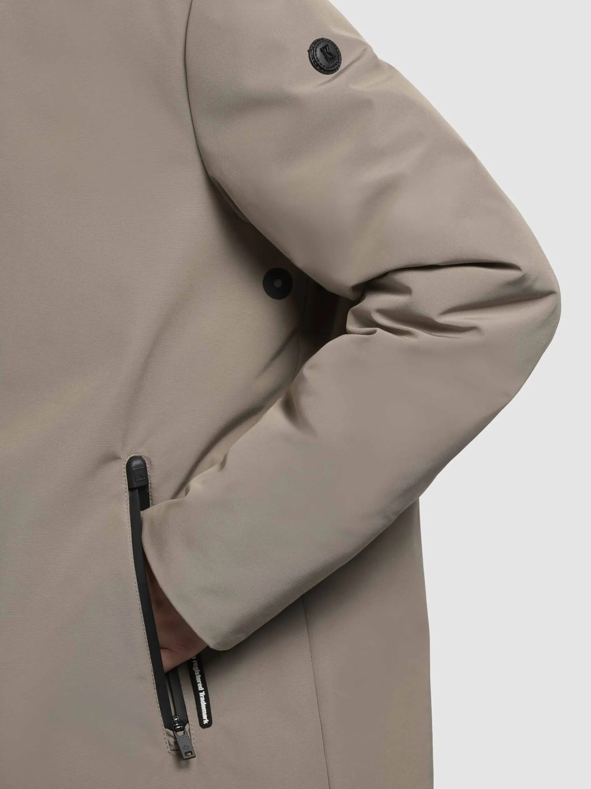 Mantel NELLEN Graubeige