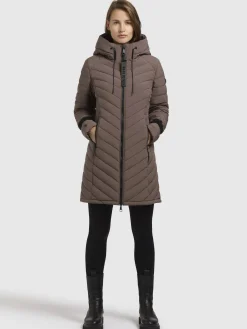 Mantel NITA3 Taupe dunkel