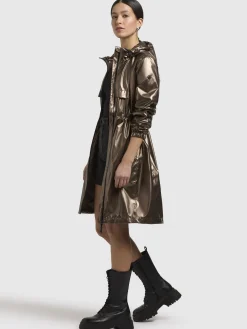 Mantel PHOEBE Braun Metallic