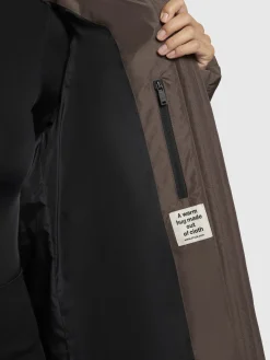 Mantel PRAYCE Taupe dunkel