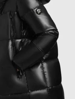 Mantel RUBINA SHINY Schwarz
