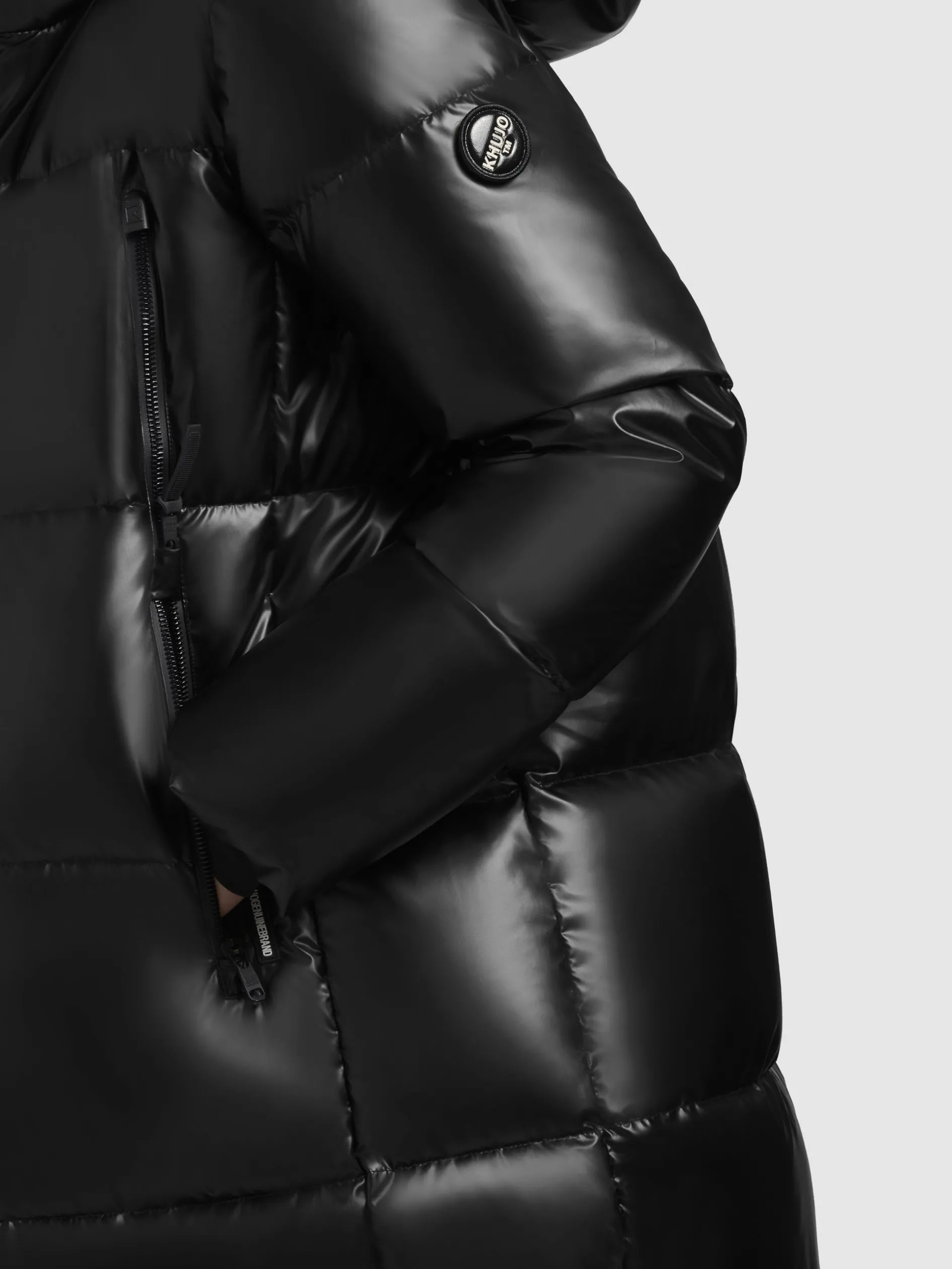 Mantel RUBINA SHINY Schwarz