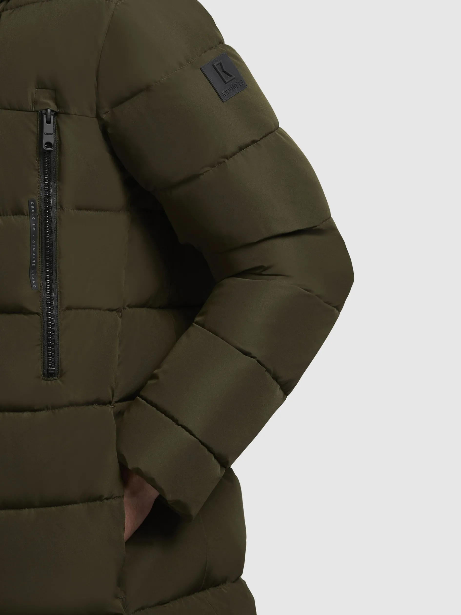 Mantel UNKER Khaki