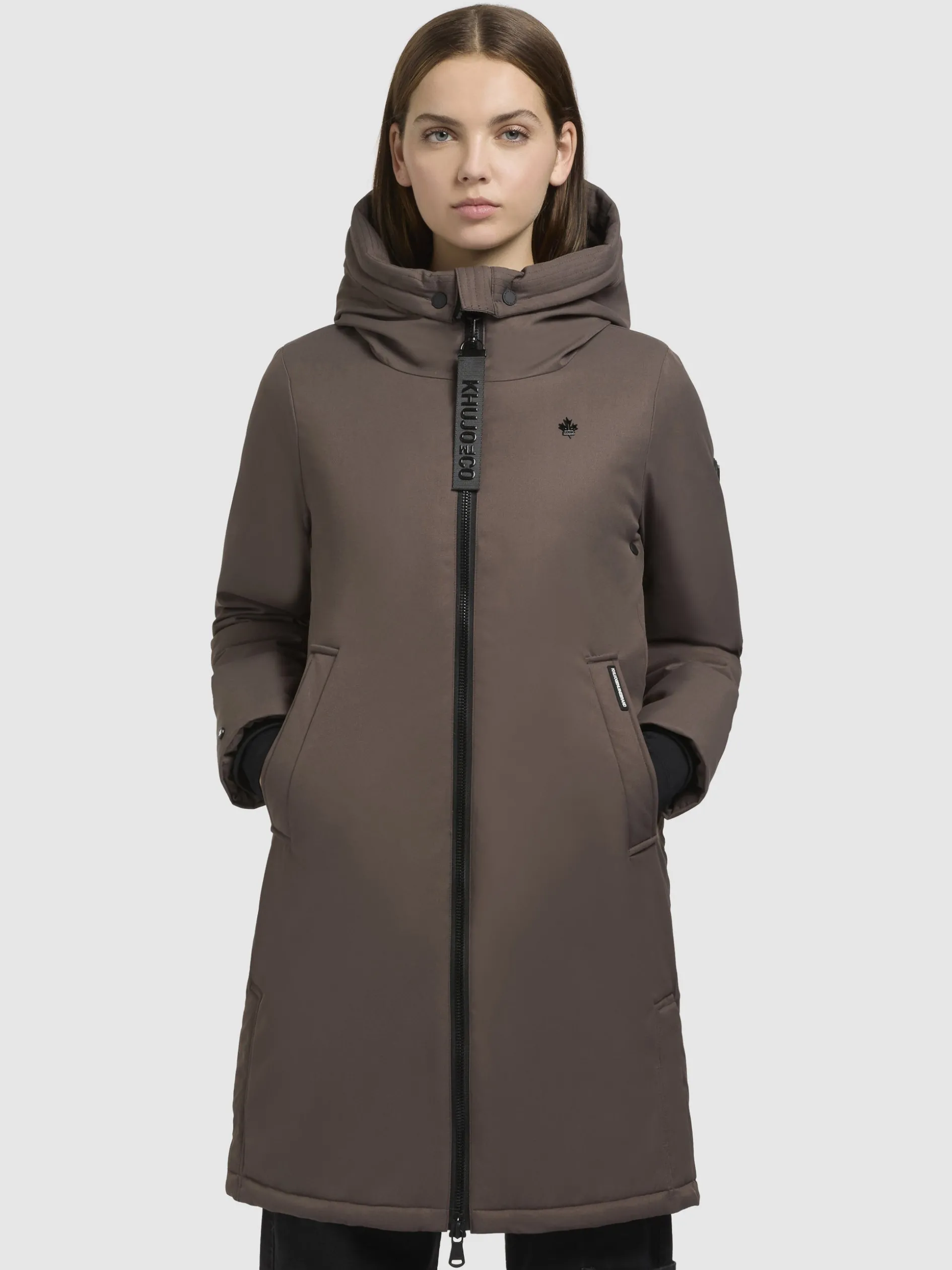 Mantel YAAK3 Taupe dunkel