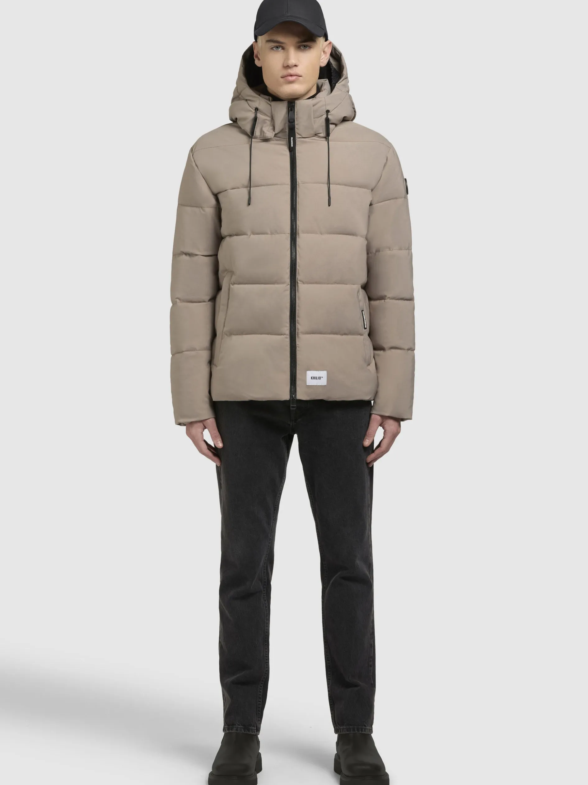 Steppjacke LOGA2 Graubeige