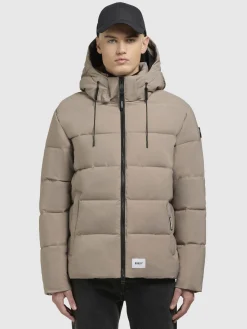Steppjacke LOGA2 Graubeige