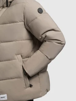 Steppjacke LOGA2 Graubeige