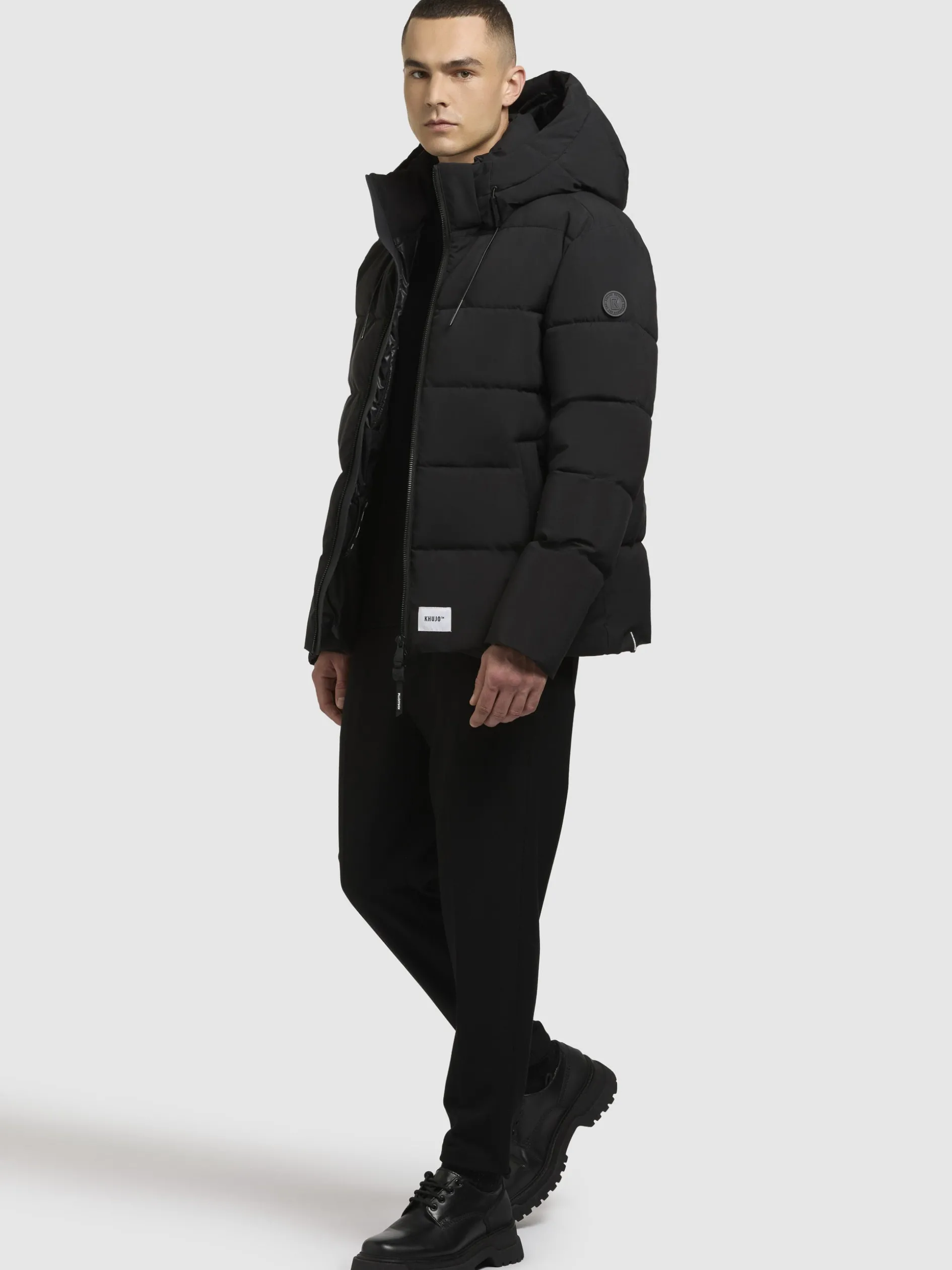 Steppjacke LOGA2 Schwarz