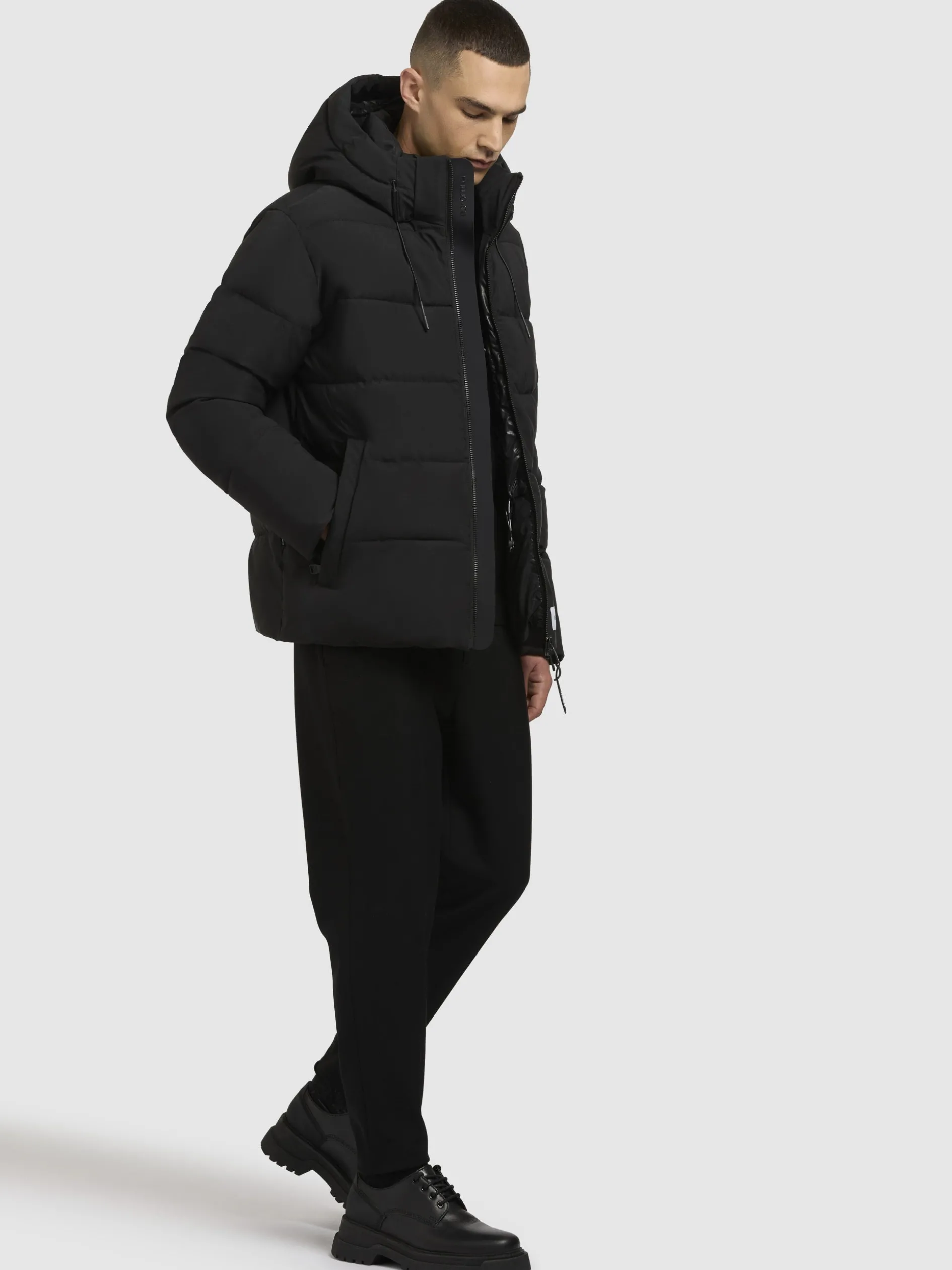Steppjacke LOGA2 Schwarz